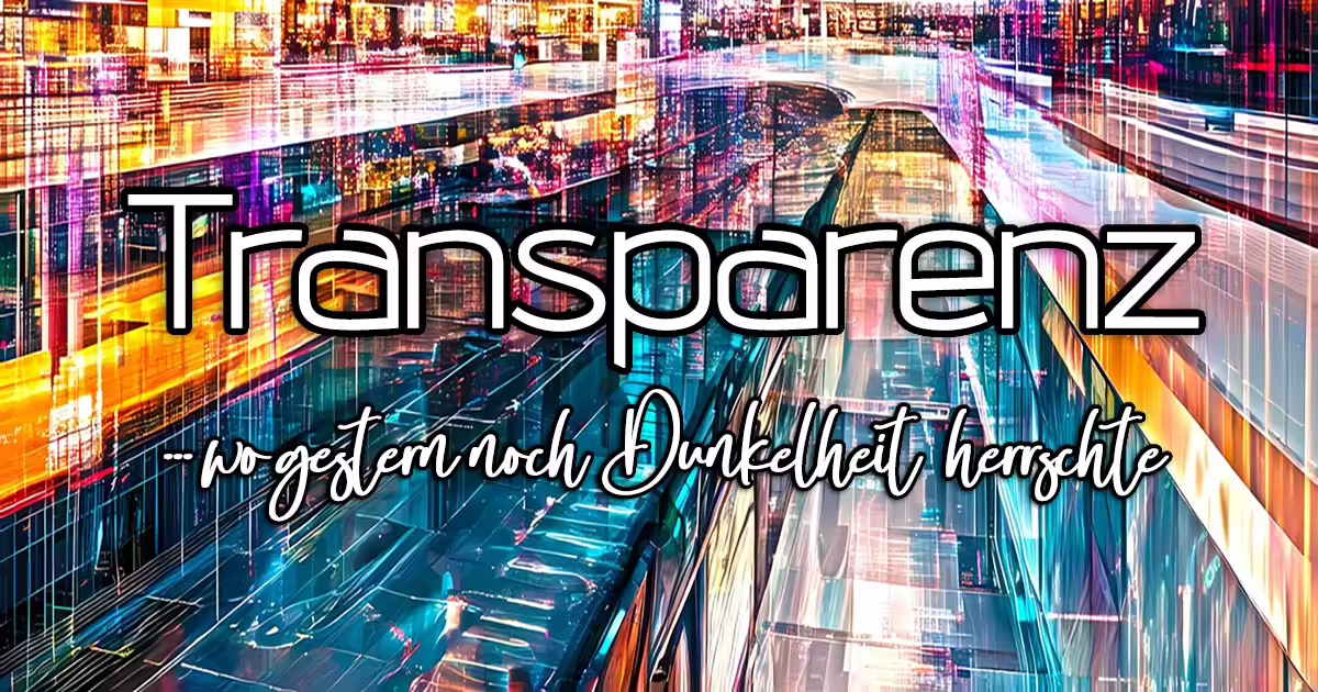 Transparenzbericht »Die schwarz-weiß Verschwörung«